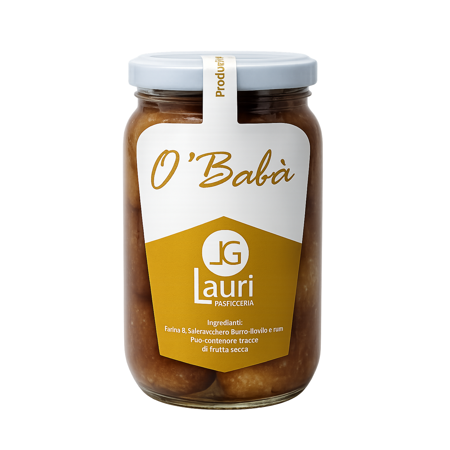 Babà al Rum artigianale napoletano in vasetto