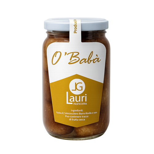 Babà al Rum artigianale napoletano in vasetto