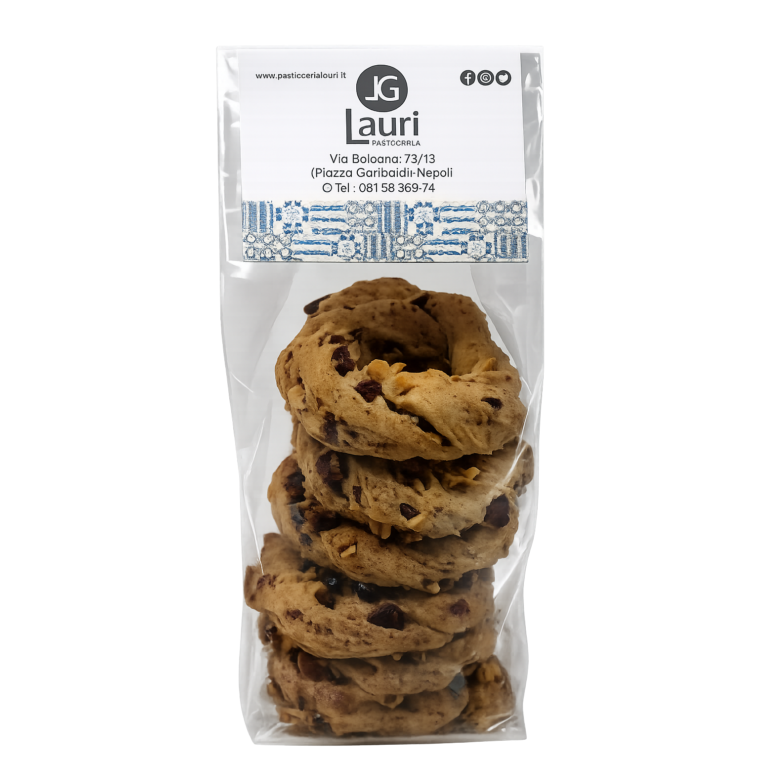 Taralli napoletani artigianali con sugna e pepe